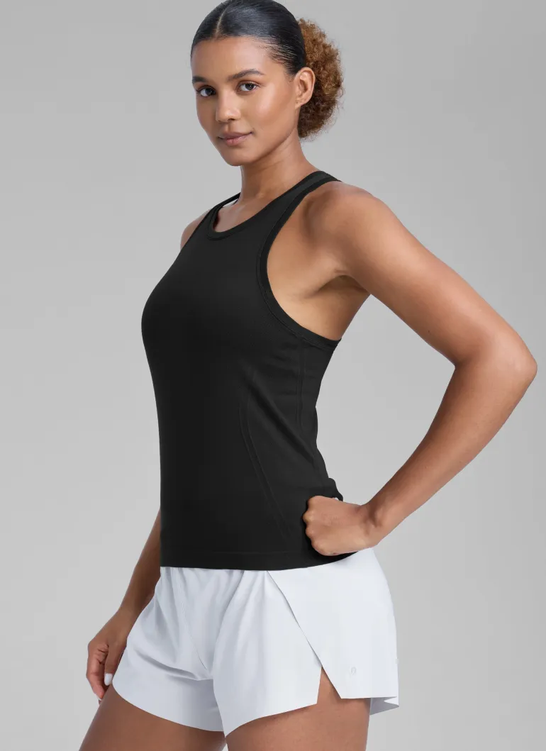 Seamless Crewneck Racerback Tank