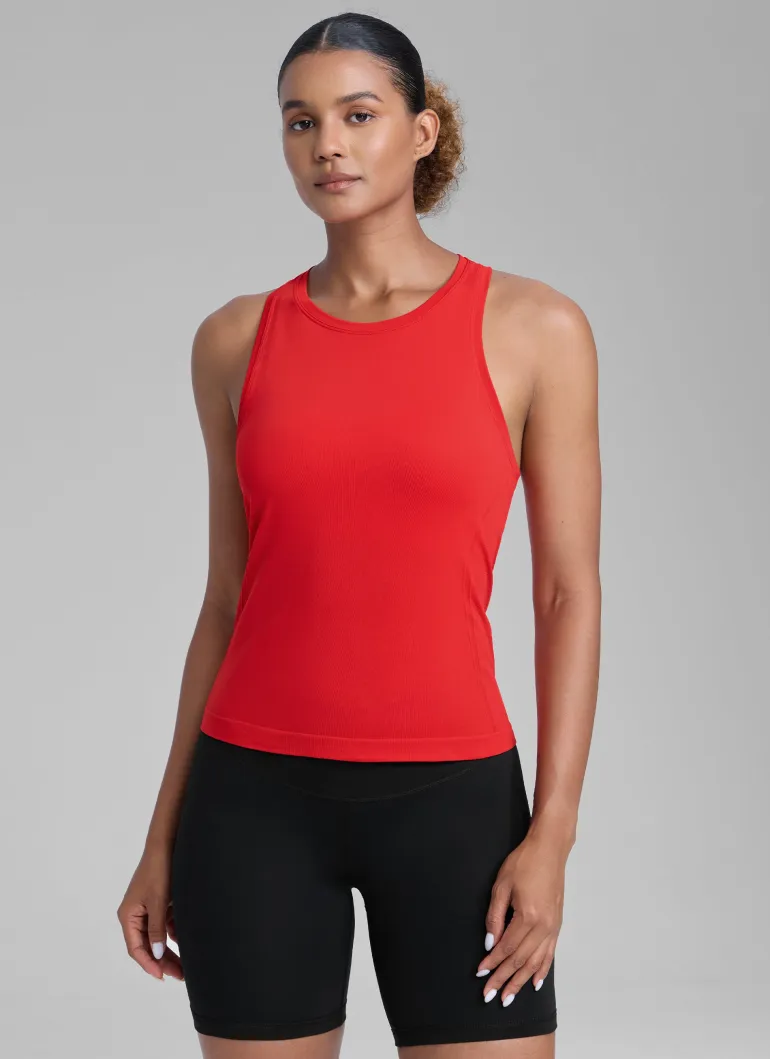 Seamless Crewneck Racerback Tank