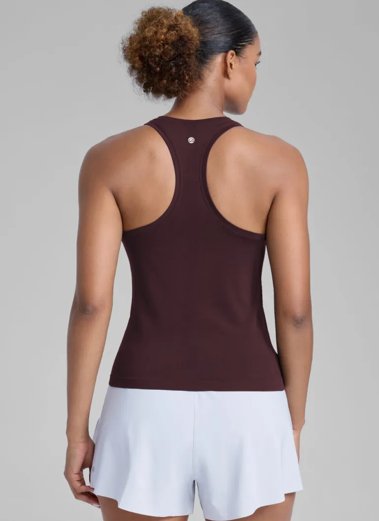 Seamless Crewneck Racerback Tank