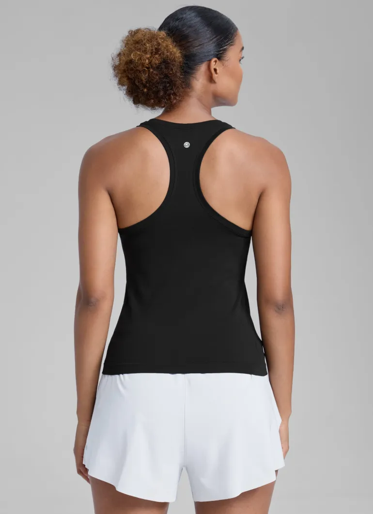 Seamless Crewneck Racerback Tank