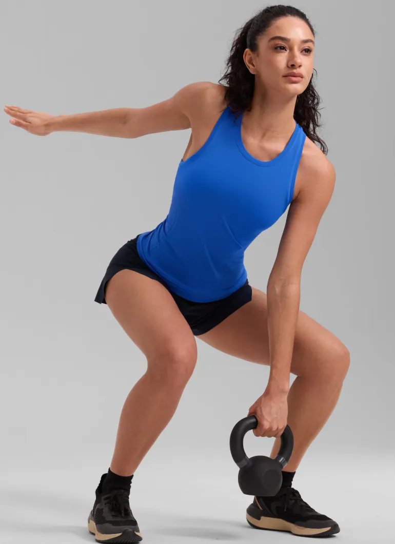 Seamless Crewneck Racerback Tank