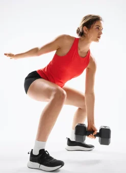 Seamless Crewneck Racerback Tank