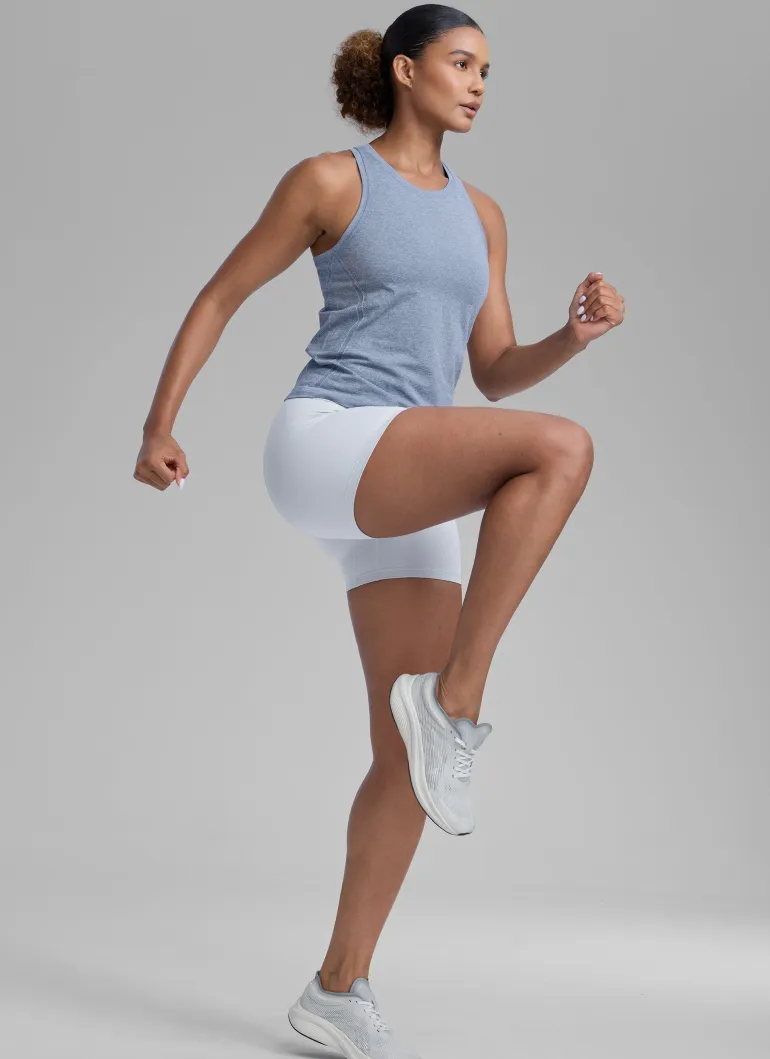 Seamless Crewneck Racerback Tank
