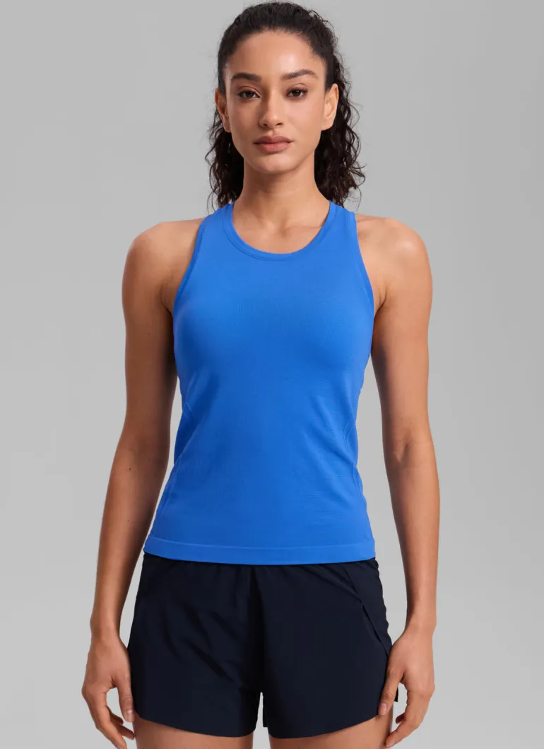 Seamless Crewneck Racerback Tank