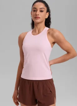 Seamless Crewneck Racerback Tank