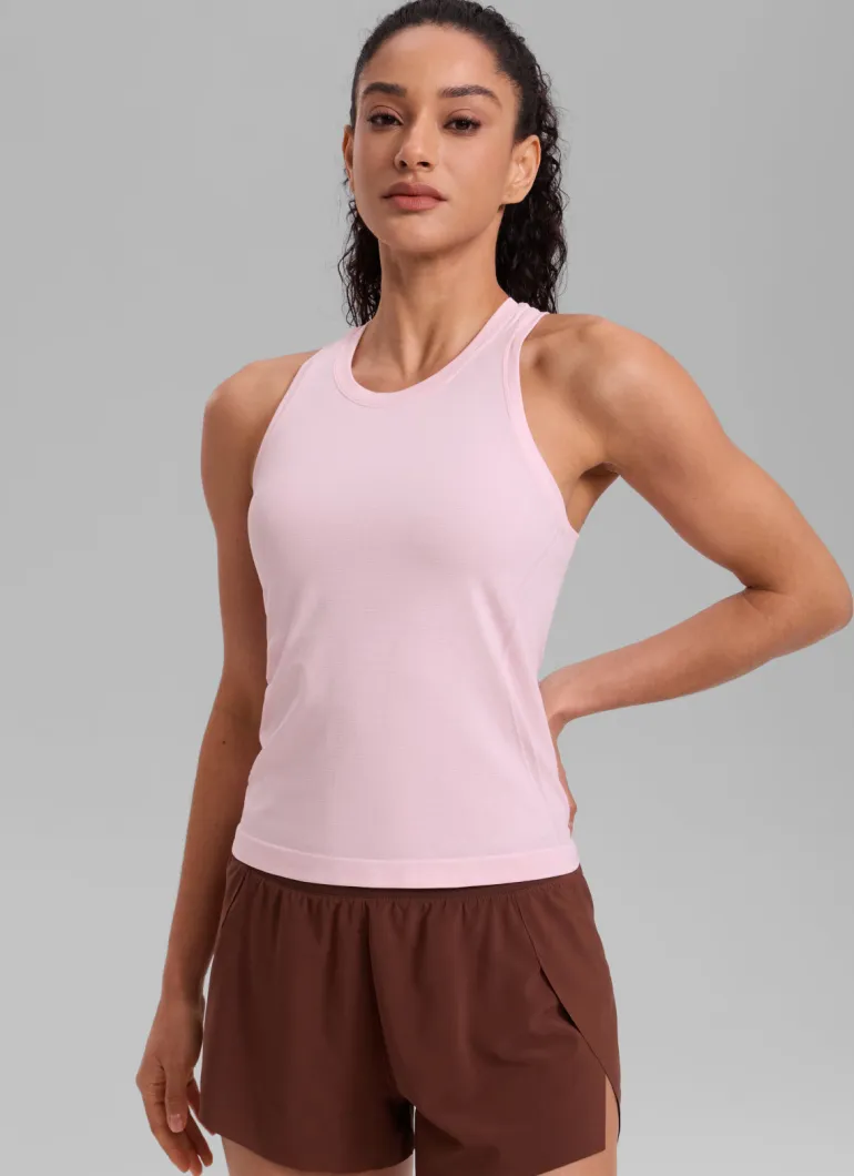 Seamless Crewneck Racerback Tank