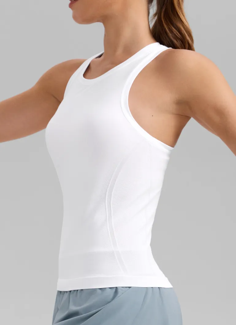 Seamless Crewneck Racerback Tank