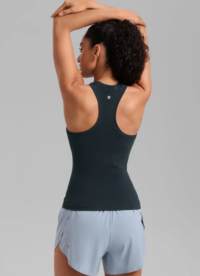 Seamless Crewneck Racerback Tank