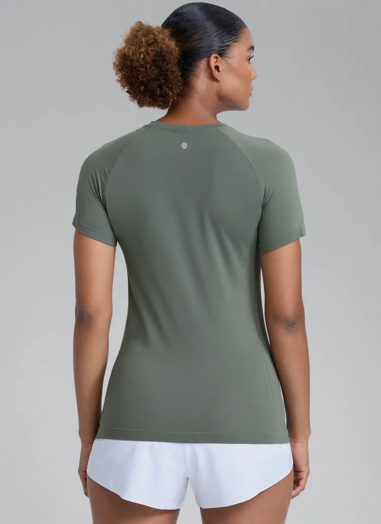 Seamless Hip Length Short Sleeve