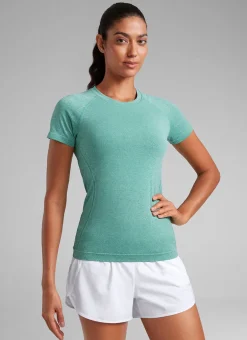 Seamless Hip Length Short Sleeve