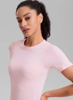 Seamless Hip Length Short Sleeve