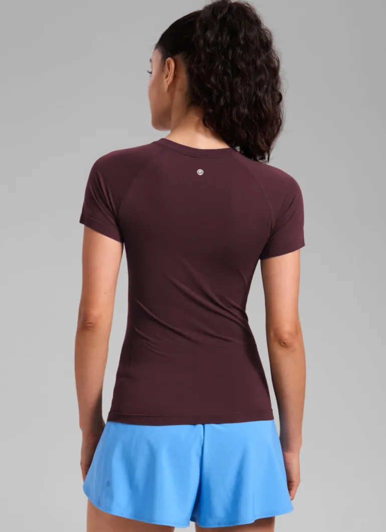 Seamless Hip Length Short Sleeve