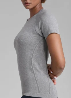 Seamless Hip Length Short Sleeve