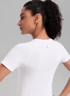 Seamless Hip Length Short Sleeve
