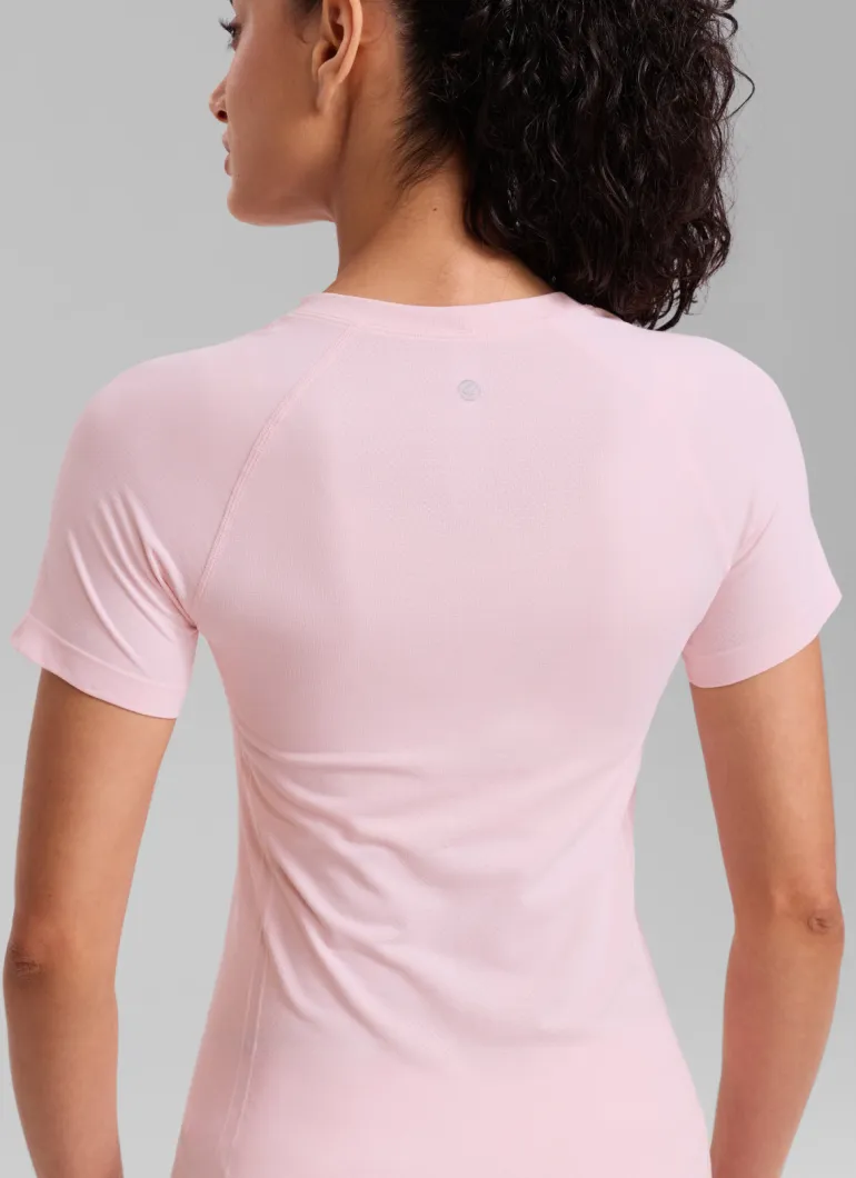 Seamless Hip Length Short Sleeve