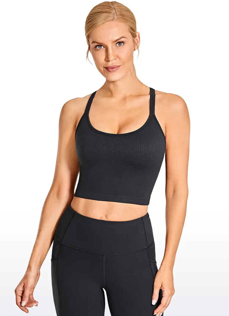Seamless Longline Bra Y-back
