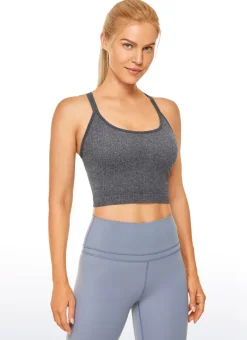 Seamless Longline Bra Y-back
