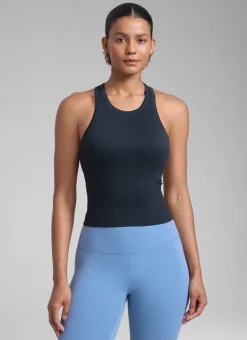 Seamless Racerback Hip Length Tank