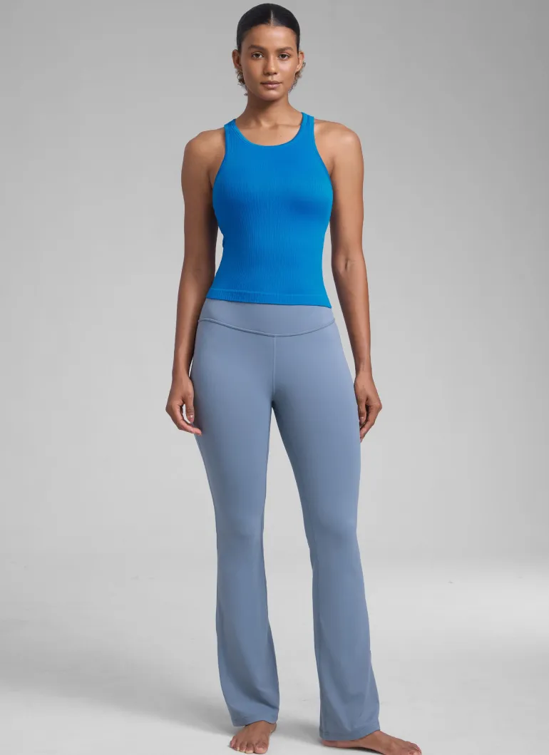 Seamless Racerback Hip Length Tank