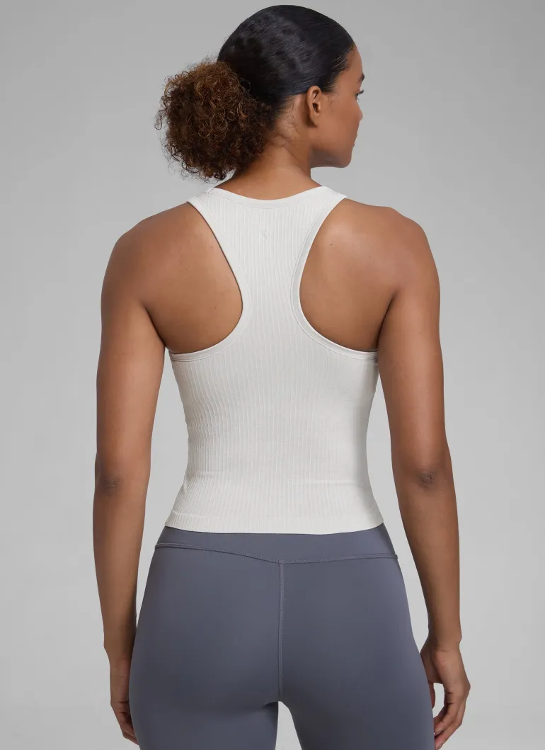 Seamless Racerback Hip Length Tank