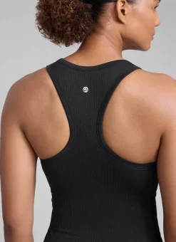 Seamless Racerback Hip Length Tank