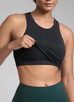 Seamless Racerback Hip Length Tank