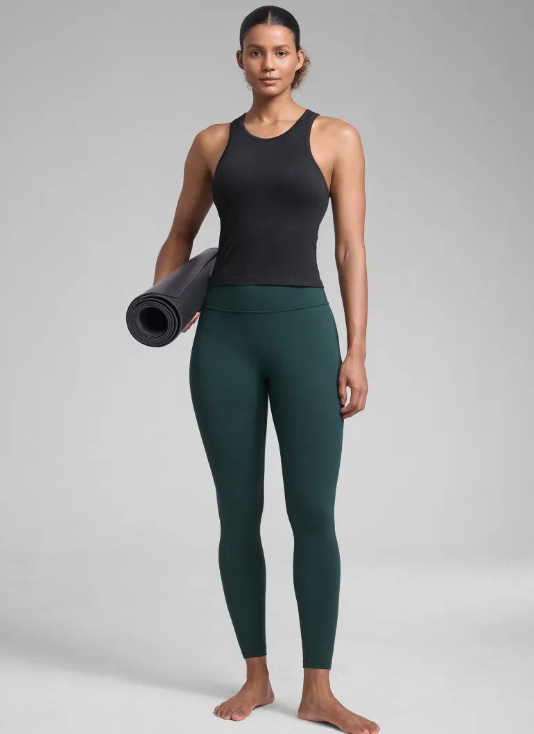 Seamless Racerback Hip Length Tank