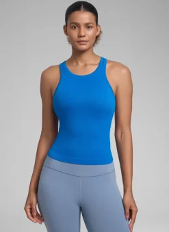 Seamless Racerback Hip Length Tank