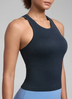 Seamless Racerback Hip Length Tank