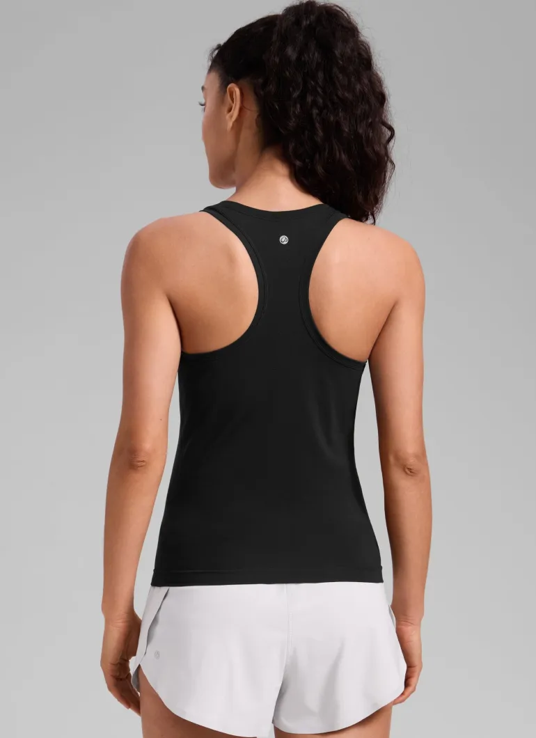 Seamless Racerback Scoop Neck Tank
