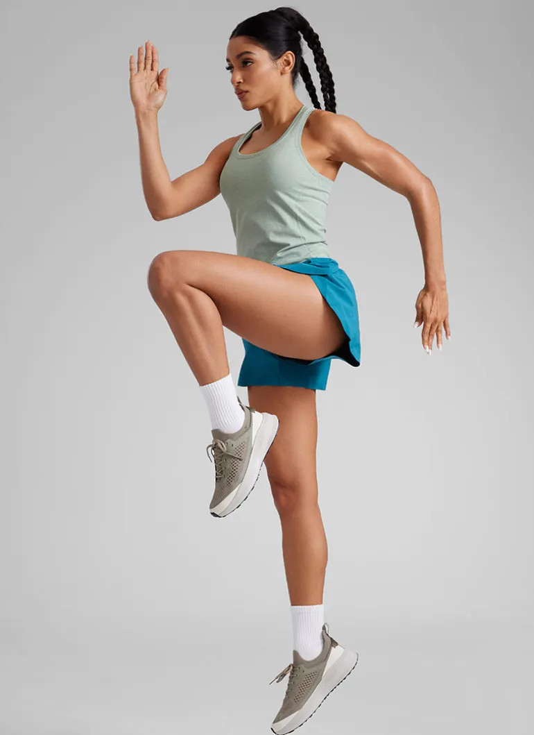 Seamless Racerback Scoop Neck Tank