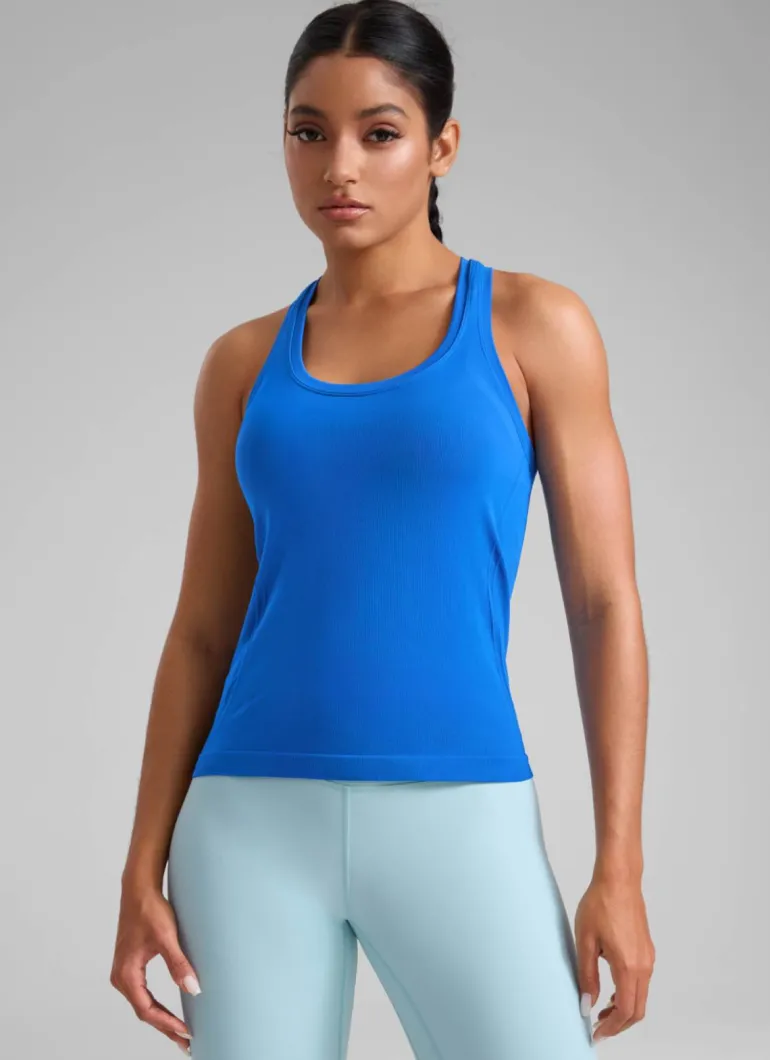 Seamless Racerback Scoop Neck Tank