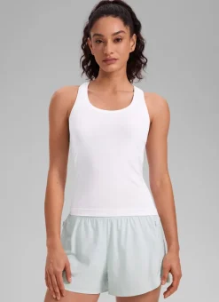 Seamless Racerback Scoop Neck Tank