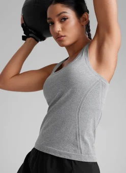 Seamless Racerback Scoop Neck Tank