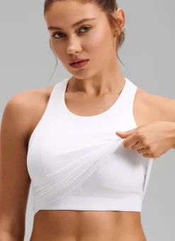 Seamless Ribbed Racerback Crop Tank