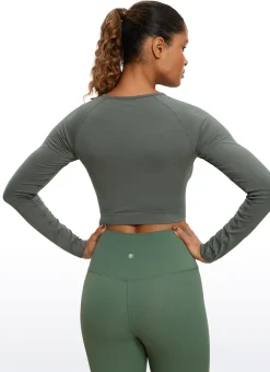 Seamless Slim Fit Cropped Long Sleeve