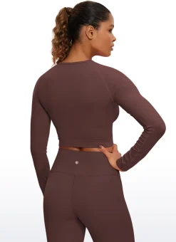 Seamless Slim Fit Cropped Long Sleeve