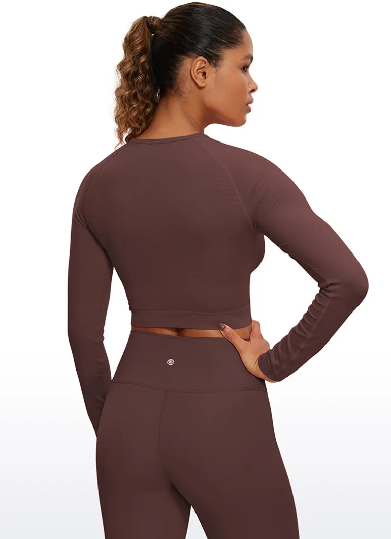 Seamless Slim Fit Cropped Long Sleeve