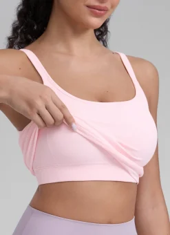 Seamless U Back Built in Bra Tank