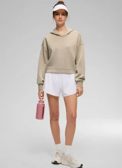 SoftAura Cropped Pullover Hoodie