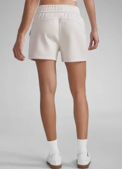 SoftAura Drawstring Pocket Sweat Shorts 4”