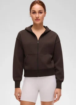 SoftAura Full Zip Waist Length Hoodie