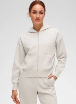 SoftAura Full Zip Waist Length Hoodie
