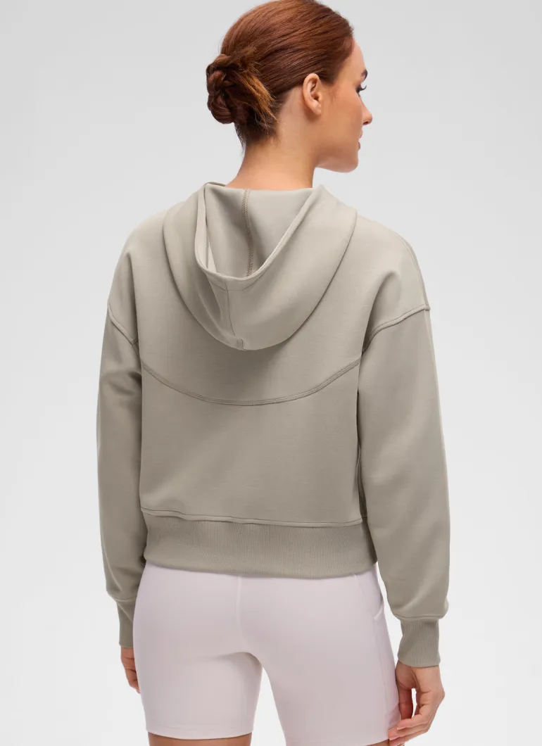 SoftAura Full Zip Waist Length Hoodie