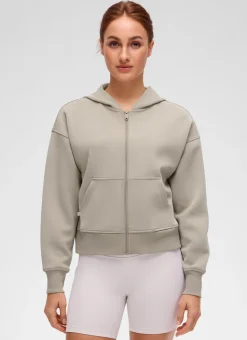 SoftAura Full Zip Waist Length Hoodie