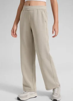 SoftAura Girls High Rise Wide Leg Sweatpant