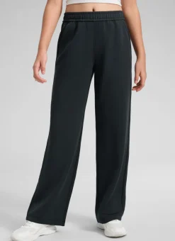 SoftAura Girls High Rise Wide Leg Sweatpant