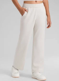 SoftAura Girls High Rise Wide Leg Sweatpant