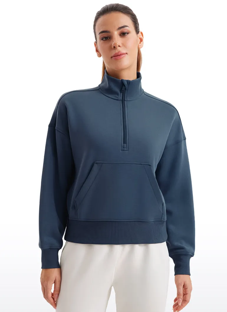 SoftAura Half Zip Pullover Sweatshirt