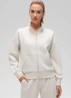SoftAura High Mock Neck Full Zip Jacket